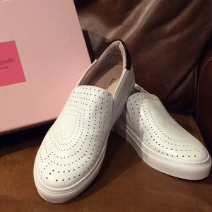 Kate Spade new White/Black “Andy” Tennis Shoes S-7